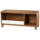 District Storage Bench/Bookcase with Bin
