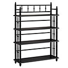 Black Jenny Lind Bookcase