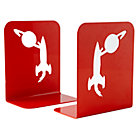 Red Space Bookend (Set of 2)