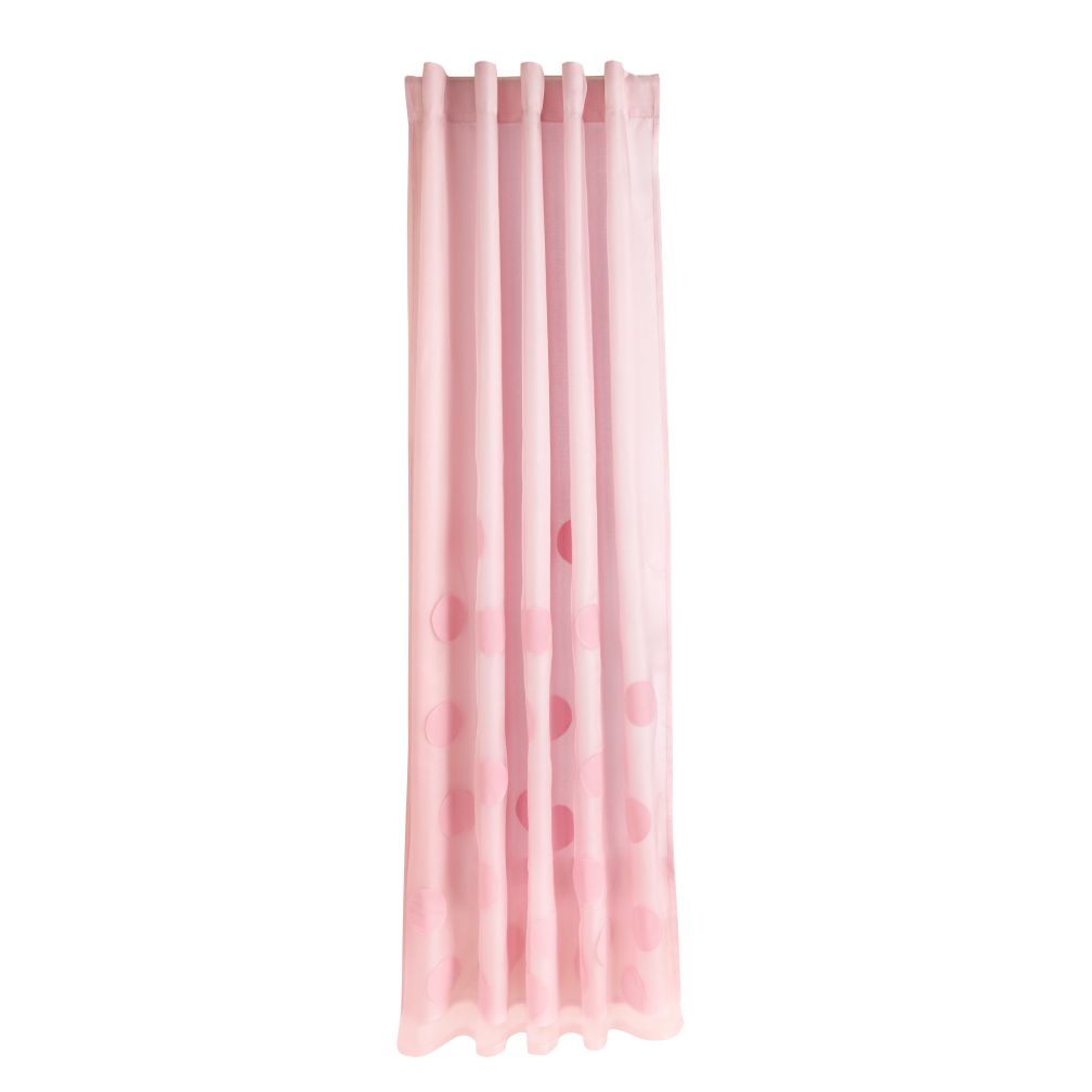 63" Tiny Bubbles Curtain Panel (Pink)