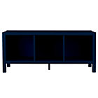 Midnight Blue 3-Cube Bench