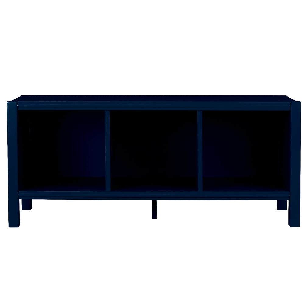Midnight Blue 3-Cube Bench