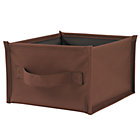 Brown Canvas Shelf Bin