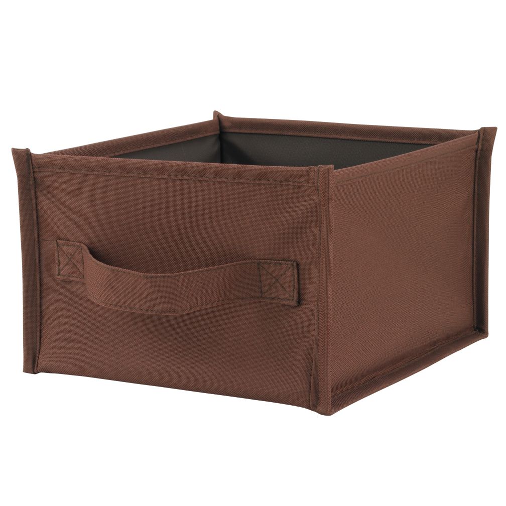 I Think I Canvas Shelf Bin (Brown)