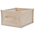 Khaki Canvas Shelf Bin