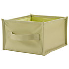Lt. Green Canvas Shelf Bin