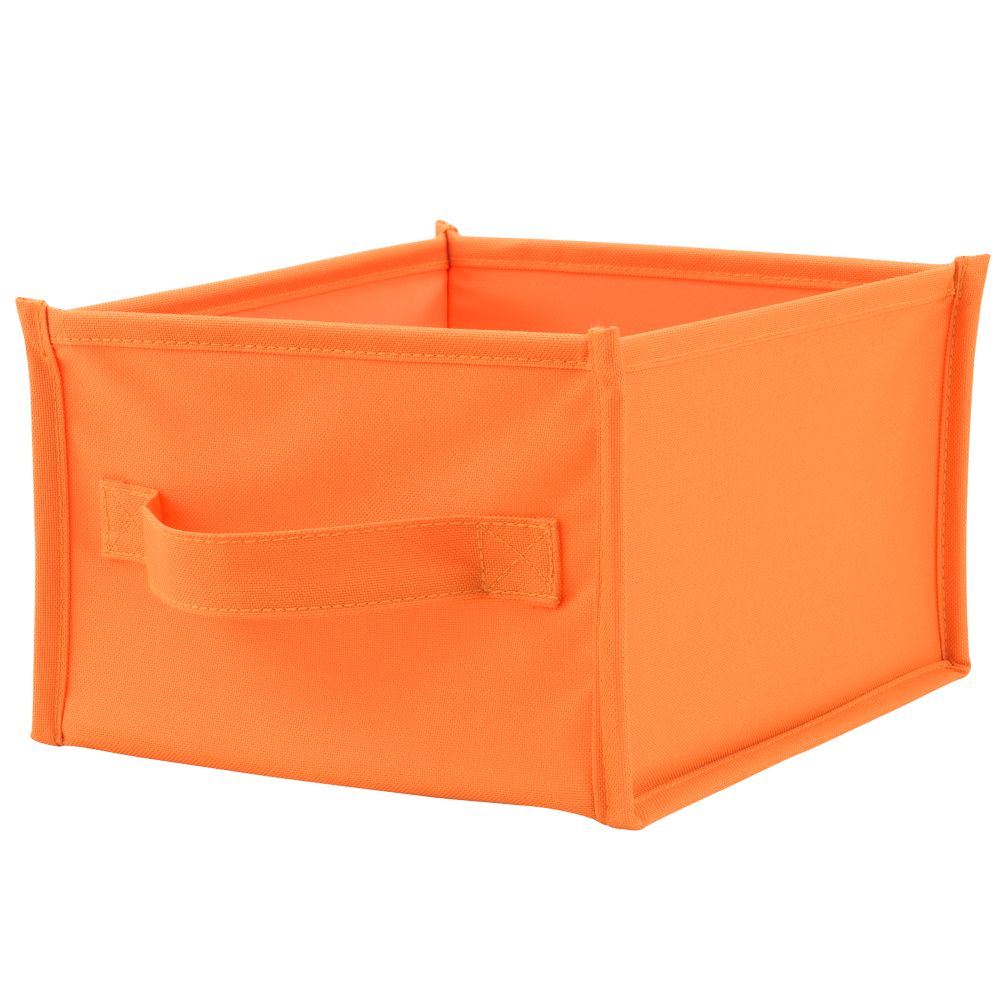 I Think I Canvas Shelf Bin (Orange)
