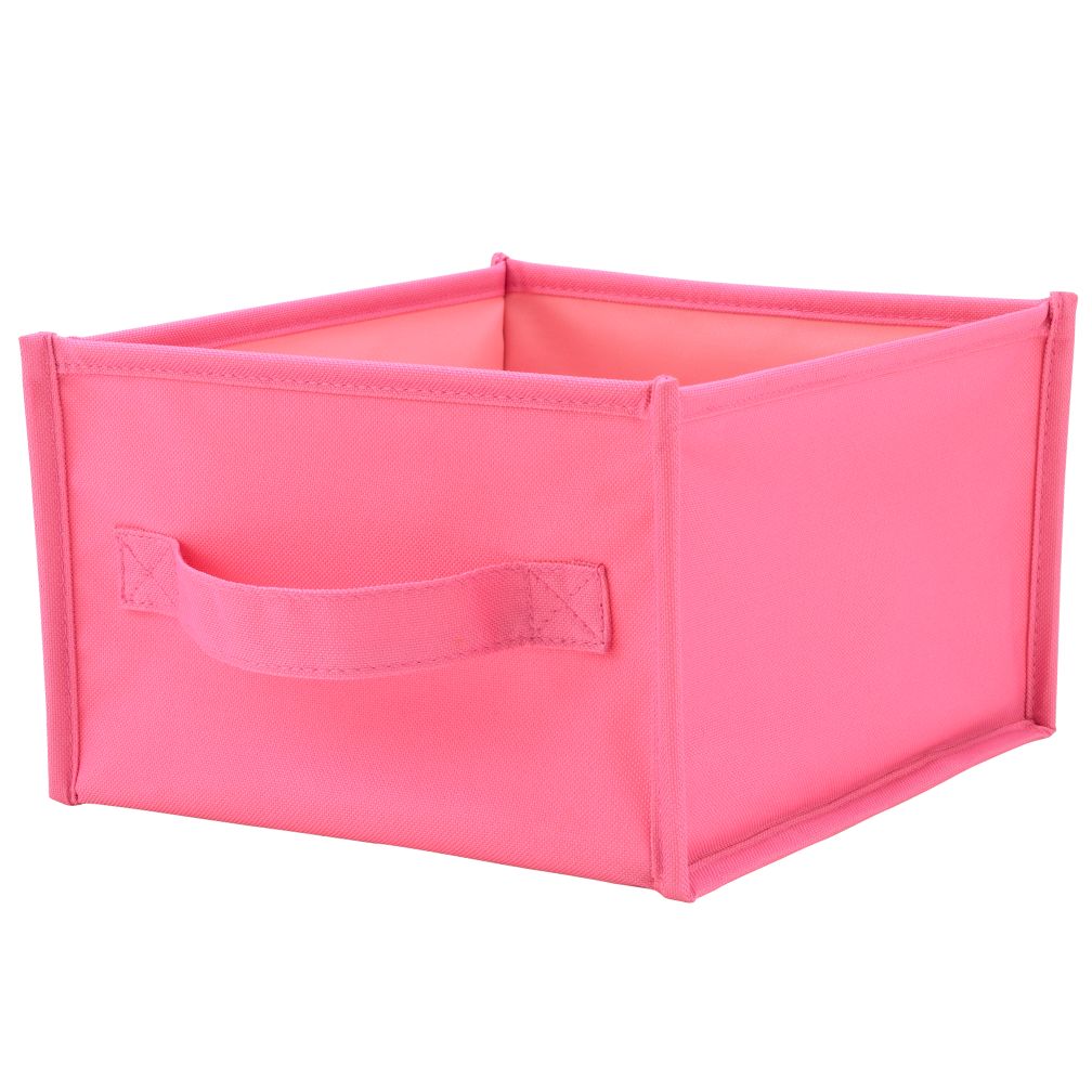 I Think I Canvas Shelf Bin (Pink)