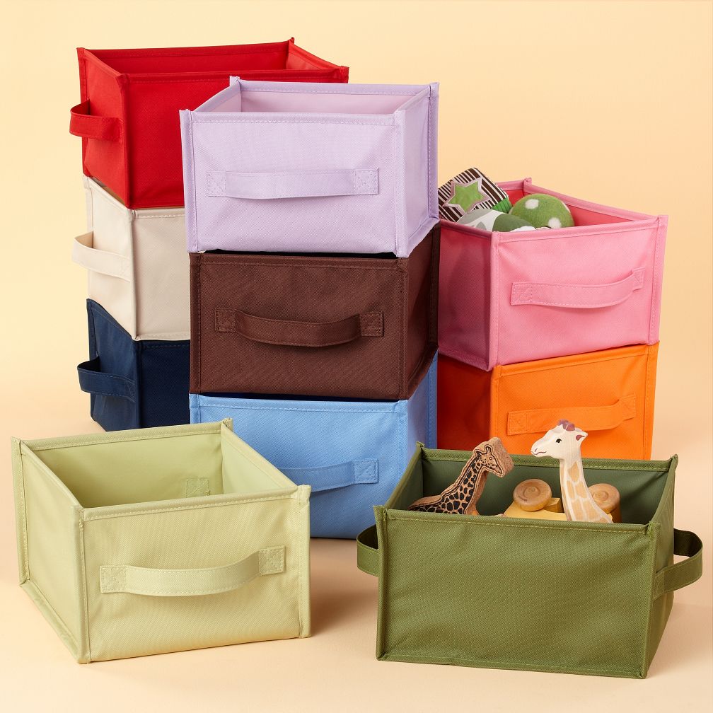 I Think I Canvas Shelf Bin