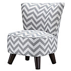 Grey/White Slipper Chair