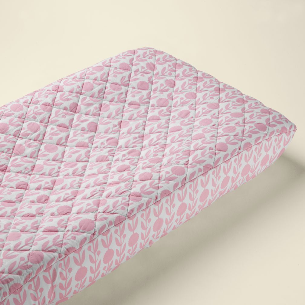 In the Mix Changer Pad Cover (Pink Floral)