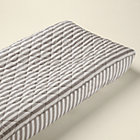 Khaki Stripe Changer Pad Cover