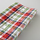 Blue Plaid Changer Pad Cover