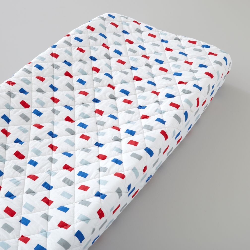 Solid Stripes Changer Cover (Block Print)