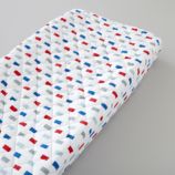 Solid Stripes Changer Cover (Block Print)