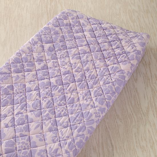 Dream Girl Changing Pad Cover (Lavender Floral) The Land of Nod