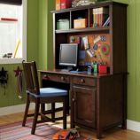 Walden Desk & Hutch (Chocolate)