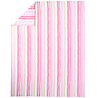 Full-Queen Pink Citrus Stripe Duvet Cover