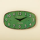 Green Shop Wall Clock