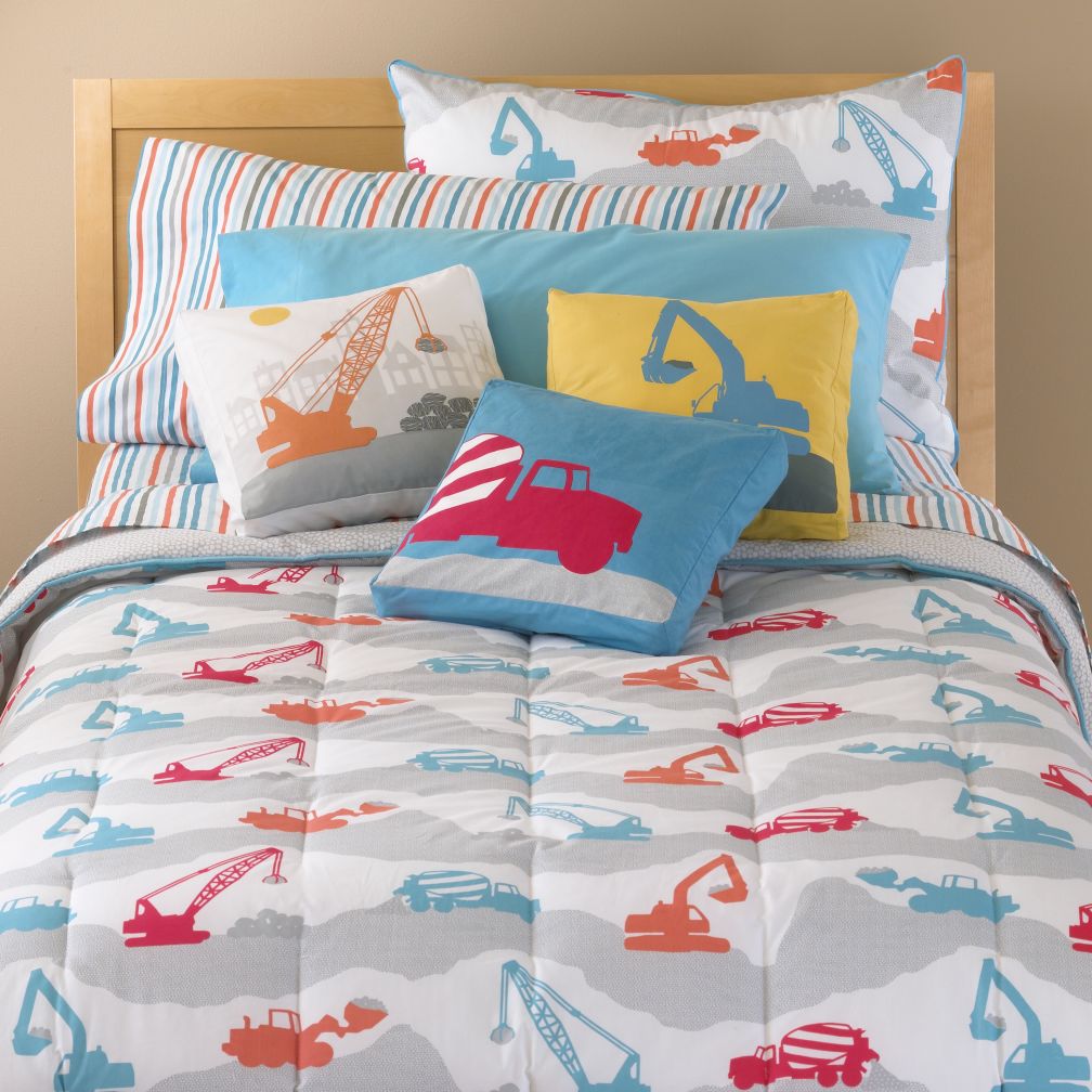 Construction Zone Print Filled Comforter