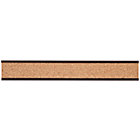 Espresso Straight and Narrow Cork Rail