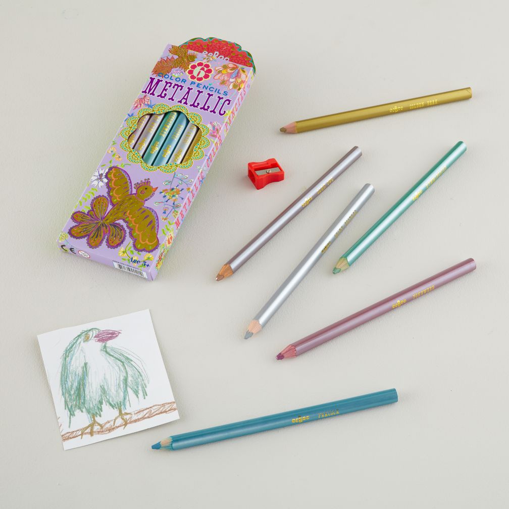 Metallic Pencils (Birds)