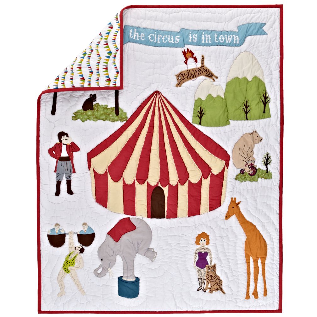 Under the Big Top Crib Quilt