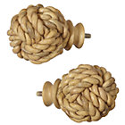 Rope Ball Finials (Set of 2)