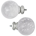 Clear Bubble Finials(Set of 2)