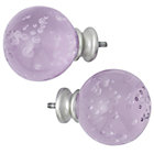 Purple Bubble Finials(Set of 2)