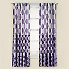 63" Purple Bazaar Curtain Panel(Sold individually)