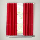 Canvas Curtain Panels (Red)