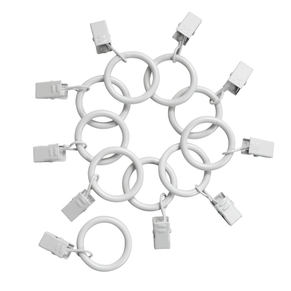 Curtain Clip Rings (White)