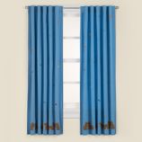 Bright Eyed, Bushy Tailed Curtain Panels