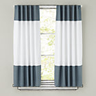 63" Grey Color Edge Curtain Panel (Sold Individually)