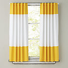 63"  Yellow Color Edge Curtain Panel (Sold Individually)