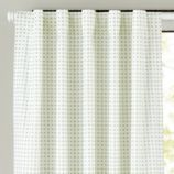 Fine Prints Curtain Panel (Green XO)