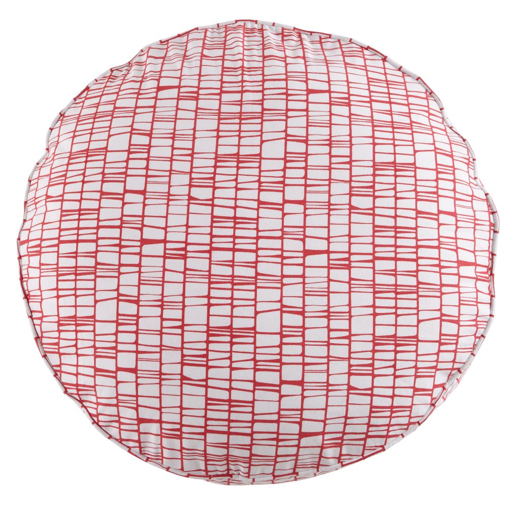 22" Pink Modern Cushion