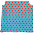 Teal Dot Storage Chair Cushion