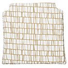 Khaki Modern Storage Chair Cushion