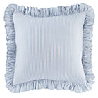 Blue Ruffle Euro Sham