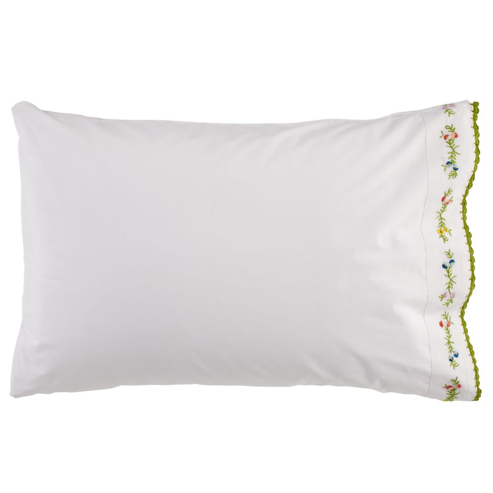 Petit Château Embroidered Pillowcase