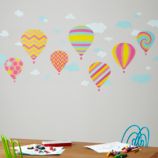 Balloon Race Wall Decals (Girl)