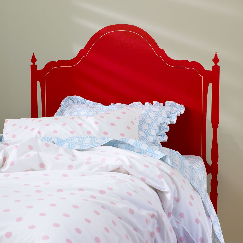 Olivia Headboard Decal (Red)