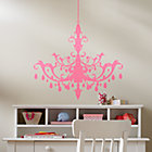 Pink Chandelier Stick On