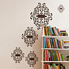 Brown Iron Vines Decal