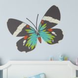Fig. 1 Butterfly Decals (Blue Moth)