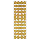 Gold Lottie Dots Decal Set
