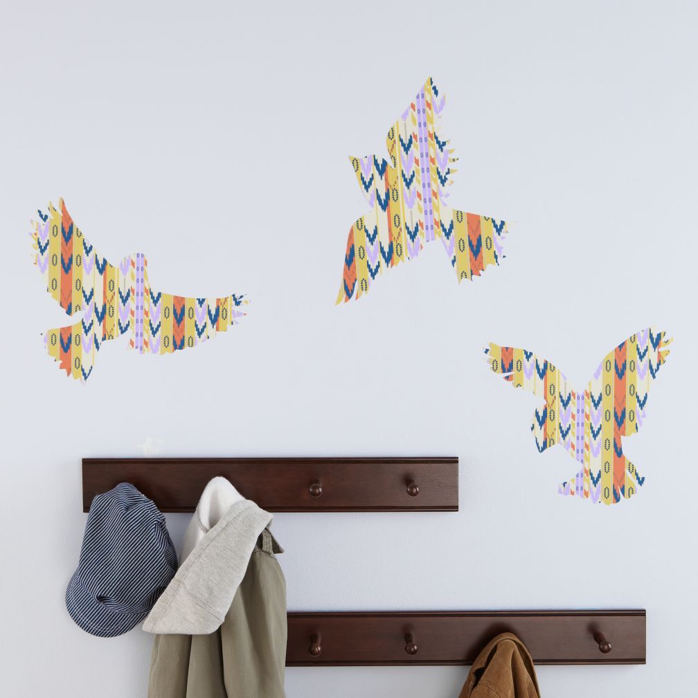 Birds Flashy Forest Wall Decals (Set of 3)