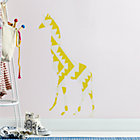 Small Giraffe Flashy Decal